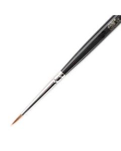Winsor & Newton Series 7 Kolinsky Sable Pointed Round Paint Brush, Sable Hair, Black Size 2/0