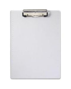 Saunders Clipboard - 0.50in Clip Capacity - 8 1/2in x 12in - Low-profile - Acrylic - Clear - 1 Each