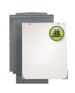 Quartet Duramax Total Erase Add On Non-Magnetic Dry-Erase Whiteboard, 42in x 24in, Metal Frame With White Finish