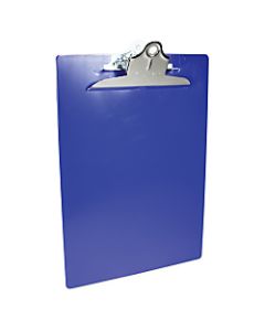 Saunders Plastic Clipboard, 8 1/2in x 12in, Blue