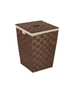 Honey-Can-Do Paper Rope Hamper, 20in, Brown