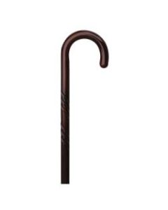 Alex Orthopedic Spiral Tourist Cane, 36in-37in, Rosewood