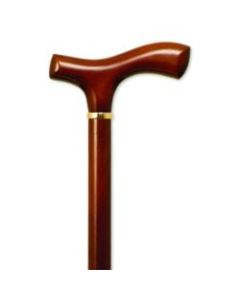 Alex Orthopedic Fritz Handle Wood Cane, Mens, 37in, Brown Beechwood