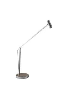 Adesso ADS360 Crane LED Desk Lamp, Adjustable Height, 32 1/2inH, Brushed Steel