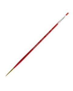 Winsor & Newton Sceptre Gold II Long-Handle Paint Brush 404, Size 2, Round Bristle, Sable Hair, Terracotta