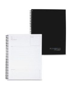Mead Limited Meeting Notebook, 7-1/4in x 9-1/2in, 80 Pages, Black