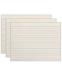 Pacon Zaner-Bloser Grade K Newsprint Handwriting Paper, 10-1/2in x 8in, Ruled, 500 Sheets Per Pack, Set Of 3 Packs