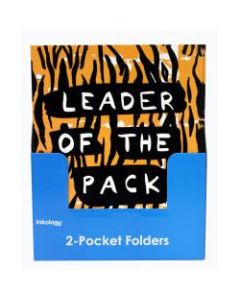 Inkology 2-Pocket Portfolios, Vicky Yorke, 9-1/2in x 11-3/4in, Assorted Designs, Pack Of 24 Folders