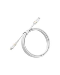 OtterBox Lightning to USB-C Fast Charge Cable - Standard - 6.56 ft Lightning/USB-C Data Transfer Cable - First End: 1 x Lightning Male Proprietary Connector - Second End: 1 x Type C Male USB - 480 Mbit/s - MFI - Cloud Dust White