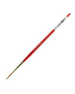 Winsor & Newton Sceptre Gold II Short-Handle Paint Brush 303, Size 2, Lettering Bristle, Sable Hair, Terracotta