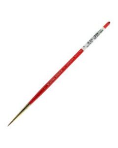 Winsor & Newton Sceptre Gold II Short-Handle Paint Brush 101, Size 2, Round Bristle, Sable Hair, Terracotta