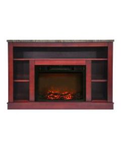 Cambridge Seville Fireplace Mantel with Electronic Fireplace Insert - Indoor - Freestanding