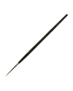 Winsor & Newton Series 7 Kolinsky Miniature Paint Brush, Size 1, Round Bristle, Sable Hair, Black
