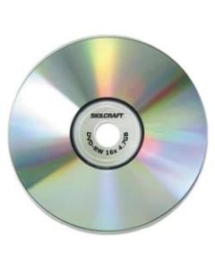 SKILCRAFT Branded Attribute DVD-RW Media Discs, Pack Of 5 Discs (AbilityOne 7045015155371)