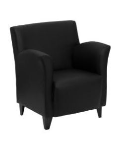 Flash Furniture Hercules Roman Reception Chair, Black