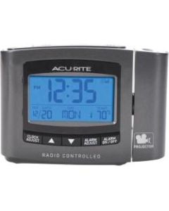 AcuRite Atomic Projection Clock with Indoor Temperature - Digital - Atomic