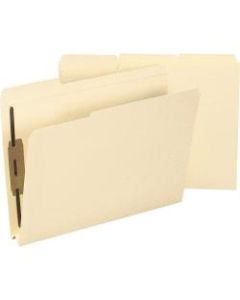 Smead 2-Ply Manila Fastener Folders, Letter Size, Box Of 50
