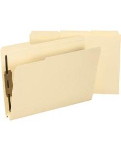 Smead 2-Ply Manila Fastener Folders, Legal Size, Box Of 50