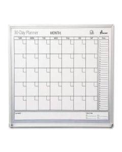 SKILCRAFT 7520-01-223-9896 Dry Erase Planner - Daily - 24in x 36in - Aluminum Frame