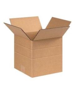 Office Depot Brand Multi-Depth Corrugated Boxes, 6in x 6in x 6in, Kraft, Bundle Of 25 Boxes