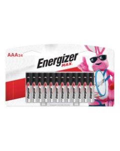 Energizer Max AAA Alkaline Batteries, Pack Of 24, E92BP-24