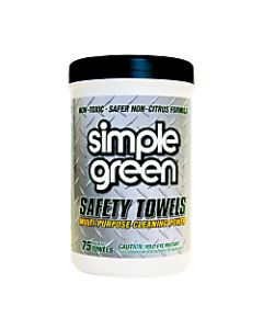 Simple Green Multipurpose Safety Towels, Box Of 75