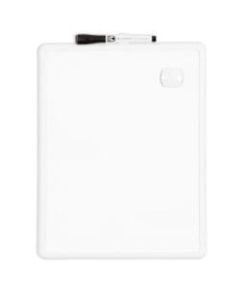 U Brands Magnetic Unframed Dry-Erase Whiteboard, 11in x 14in, White Aluminum Frame