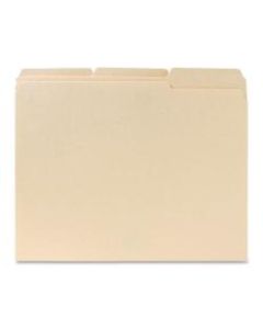 Sparco 1/3-Cut Manila File Folders, Letter Size, Manila, Box Of 100