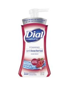 Dial Complete Antibacterial Foam Hand Wash Soap, Cranberry Scent, 7.5 Oz Pump Bottle