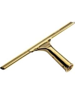 Ettore Brass Squeegee - Rubber Blade - Lightweight, Changeable Blade, Streak-free - Brass