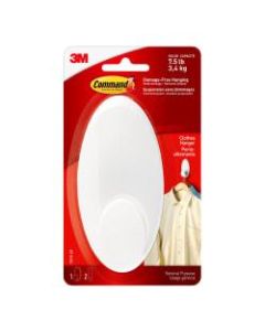 3M Command Clothes Hanger, Large, White