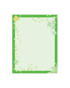 Barker Creek Computer Paper, 8 1/2in x 11in, Go Green, Pack Of 50 Sheets