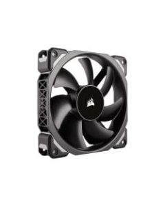 Corsair Air ML120 Cooling Fan - 1 Pack - 4.72in Maximum Fan Diameter - 561 gal/min Maximum Airflow - 2400 rpm - 37 dB(A) Noise - Magnetic Levitation - 4-pin PWM - 1 pc(s) - Case