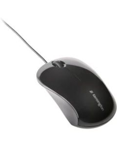 Kensington Mouse for Life USB Three-Button Mouse - Optical - Cable - Black - 1 Pack - USB - 1000 dpi - Scroll Wheel - 3 Button(s) - Symmetrical