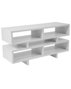 Flash Furniture TV Stand And Media Console, 24inH x 47inW x 16inD, White