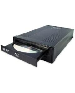 I/OMagic 6x Blu-ray Drive - Double-layer - BD-R/RE - 6x 2x 6x (BD) - 16x 8x 16x (DVD) - 40x 24x 40x (CD) - USB - External
