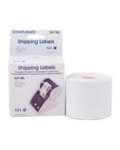 Seiko SmartLabel SLP-SRL Shipping Labels, SKPSLPSRL, Permanent Adhesive, 2 1/8inW x 4inL, Rectangle, Direct Thermal, White, Paper, 220 Per Roll
