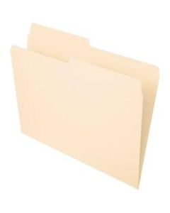 Office Depot Brand File Folders, 1/2 Cut, Letter Size, Manila, Pack Of 100
