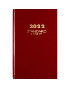 AT-A-GLANCE Standard Daily Diary, 7-3/4in x 12in, Red, January To December 2022, SD37613