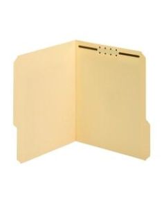 Office Depot Brand Manila Fastener Folders, 1 Fastener, 1/3 Tab Cut Assorted, Letter Size, Box of 50 Folders