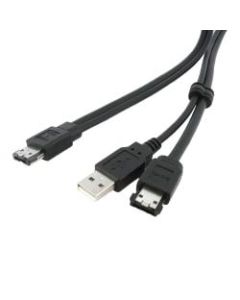 StarTech.com 3 ft eSATA and USB A to Power eSATA Cable - M/M - Male eSATA - Male eSATA