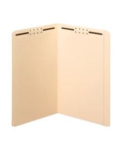 Office Depot Brand Manila Fastener Folders, 2 Fasteners, Straight Cut, Legal Size, Box of 50 Folders