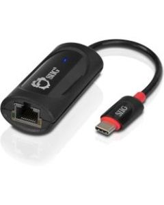 SIIG USB-C to Gigabit Ethernet Adapter - USB 3.0 - USB 3.0 Type C - 1 Port(s) - 1 - Twisted Pair - 10/100/1000Base-T - Portable