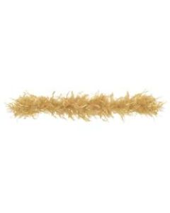 Amscan Feather Boa, 72in x 5in, Gold