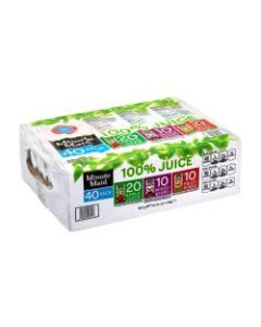 Minute Maid 100% Juice Box Variety Pack, 6 Oz, Pack Of 40 Boxes