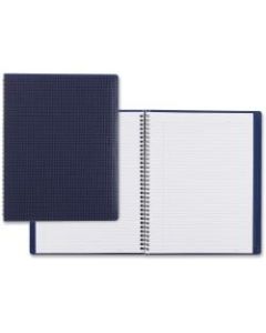 Blueline Duraflex Notebook, 8 1/2in x 11in, College Ruled, 80 Sheets, 30% Recycled, Blue