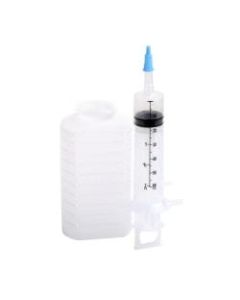 Medline Enteral Feeding and Irrigation Syringes, IV Pole Bag, 60cc, Pack Of 30