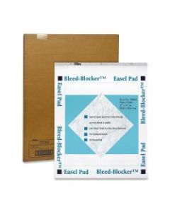 TOPS Bleed Blocker 30% Recycled Easel Pads, 27in x 34in, 40 Sheets, Carton Of 2