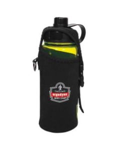 Ergodyne Squids 3775L Can/Bottle Holder & Trap, Large, Black