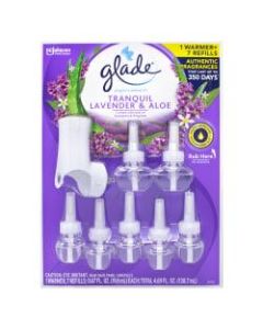 Glade Plugins 8-Piece Set, Tranquil Lavender And Aloe